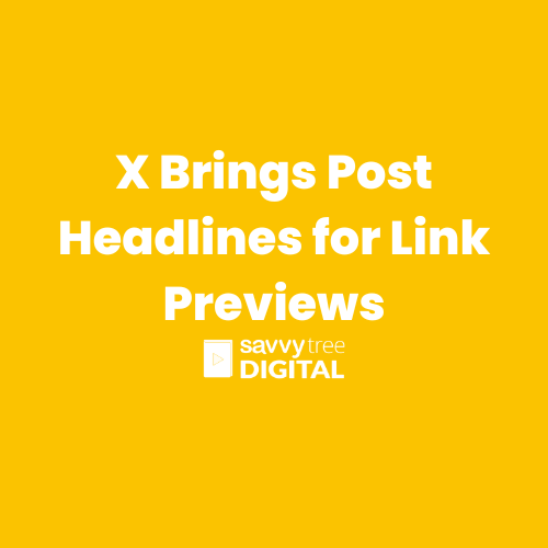 X Brings Post Headlines for Link Previews