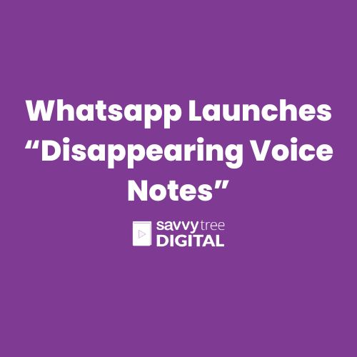 Whatsapp Launches “Disappearing Voice Notes”