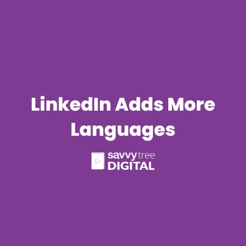 LinkedIn Adds More Languages