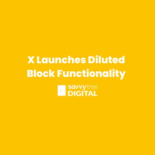 X Launches Diluted Block Functionality