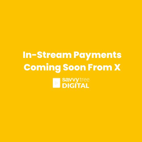 In-Stream Payments Coming Soon From X